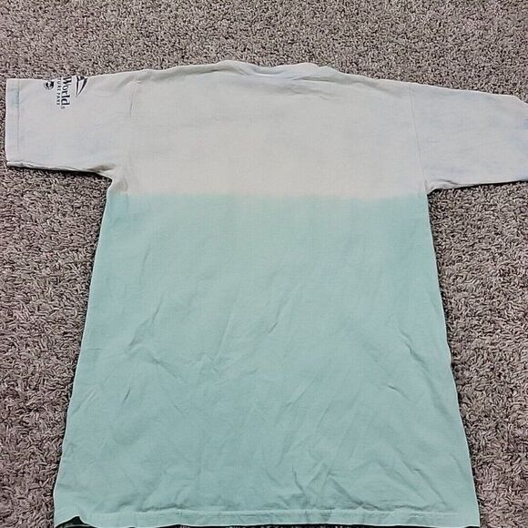 Vintage Sea World T-Shirt Adult Small Dolphins Fish Print Graphic Discovery Cove - Picture 8 of 11